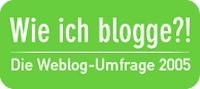 Wie ich blogge?